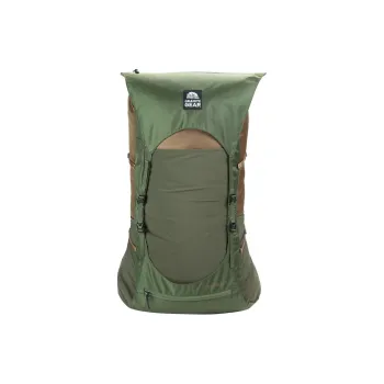 Granite Gear Nylon Outdoor Hiking Bag Backpack Unisex Wave Pattern Pine Wood Green