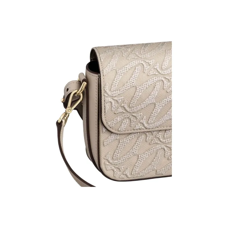 CARTIER C De Cartier Collection Calfskin Shoulder Bag Crossbody Bag Women's Beige-3