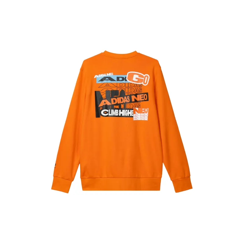 Adidas Neo Sweatshirts Men Orange-1