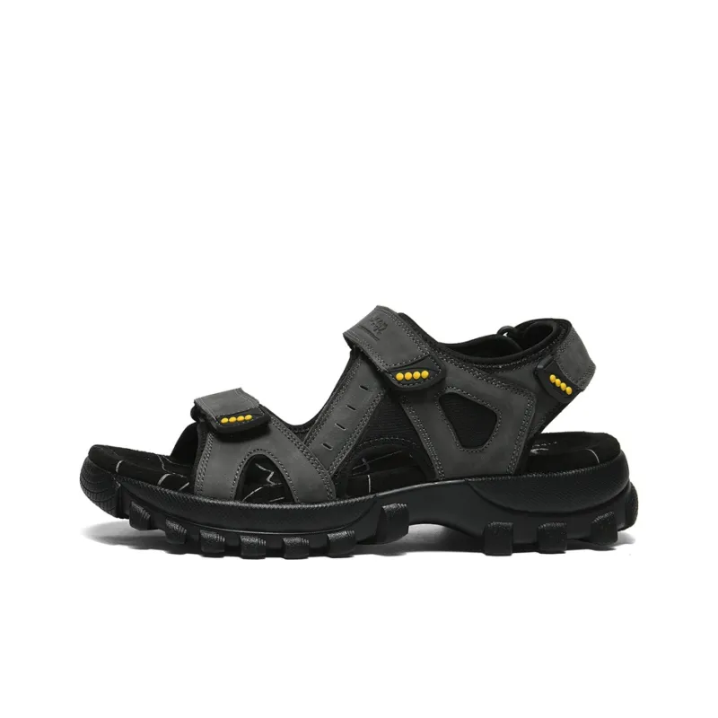 Jeep Beach Sandals Unisex Gray-0