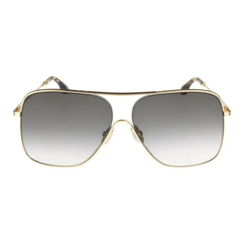 Victoria Beckham Aviator Sunglasses Women's Gold-3