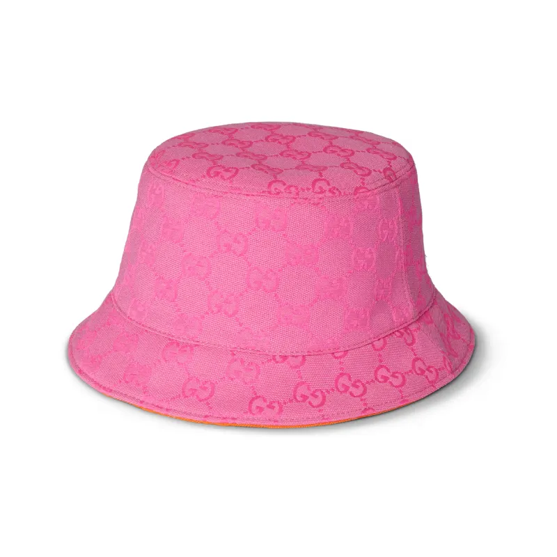 GUCCI Canvas Reversible Bucket Hat-2