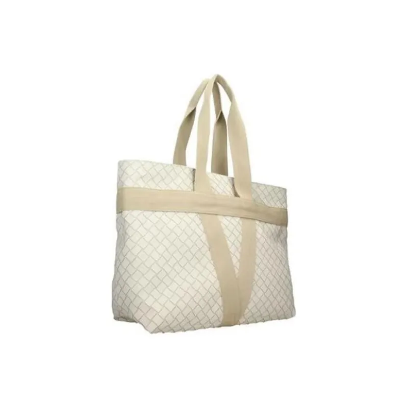 Bottega Veneta Polyurethane Tote Bag, Shopping Bag, Handbag Men's Beige-3