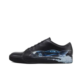 Lanvin DBB1 Anti Slip Wear Resistant Low Top Skateboard Shoes Men's Black
