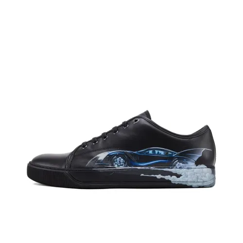 Lanvin DBB1 Anti Slip Wear Resistant Low Top Skateboard Shoes Men's Black