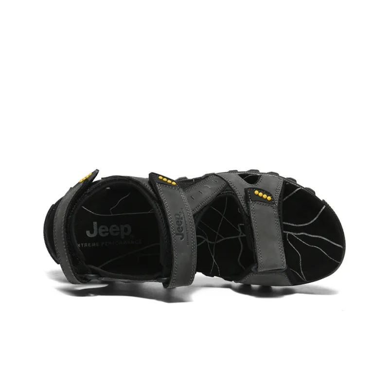 Jeep Beach Sandals Unisex Gray-3