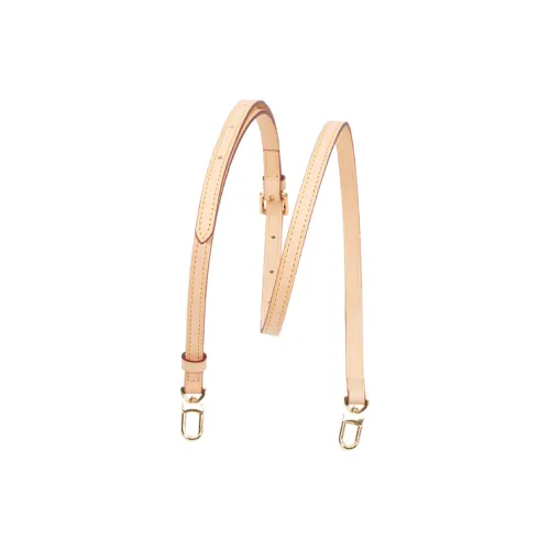 FANJI Leather Bag Modified Accessories Bag Strap Unisex Vegetable Tanned Leather Apricot