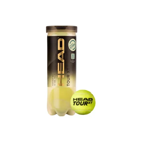 HEAD TOUR TX Tennis Balls Nylon, Cotton Match Ball Competition Green