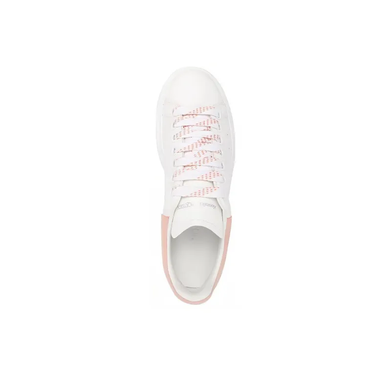 Alexander McQueen Oversized Low Top Sneakers 'White Pink' Women's-3