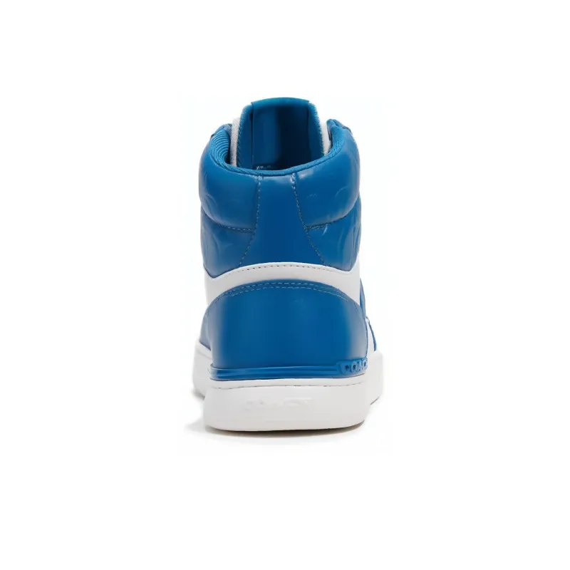 COACH Clip High Top Skateboard Shoes Men's Blue Pinecone Color-3