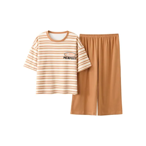 GOSO Pajama Set Women's Yellow Shades