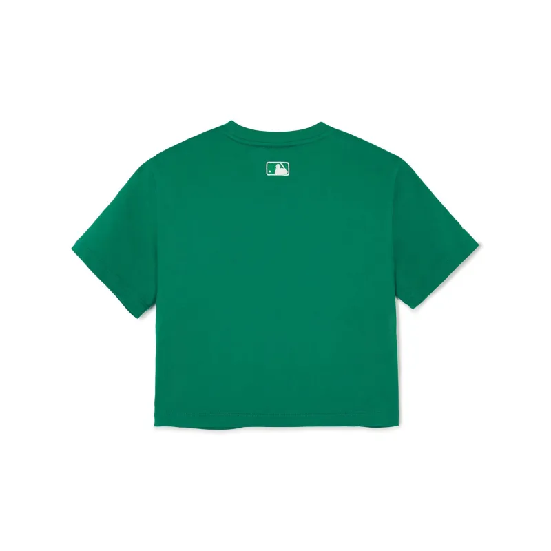 MLB New York Yankees T Shirts Women's Green-1