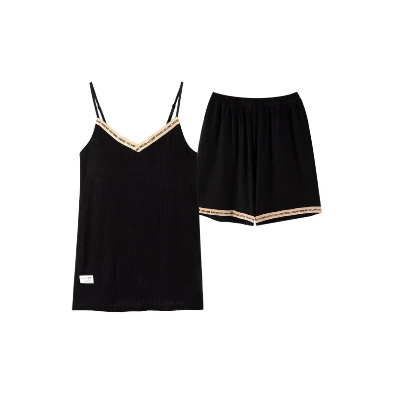 GOSO Pajama Set Women's Black Shades-0