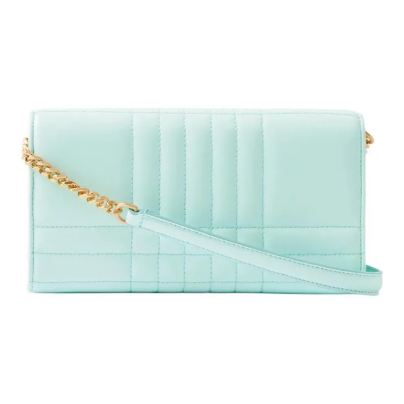 Burberry Lola Bag Sheepskin Shoulder Bag, Crossbody Bag, Wallet Women's Mint Green-2