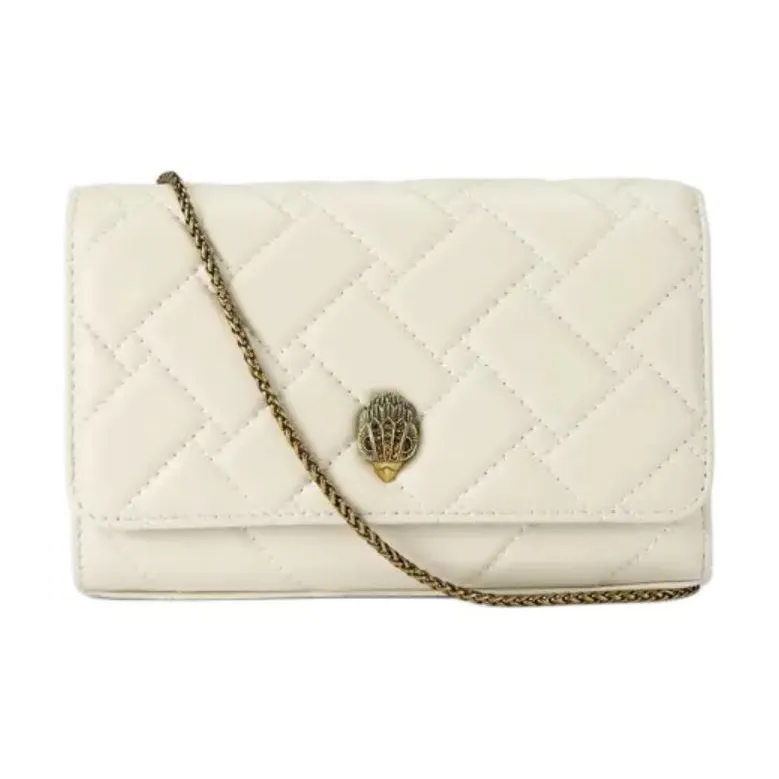 Kurt Geiger London Quilting Leather Crossbody Bag Shoulder Bag Mini Women's White-0