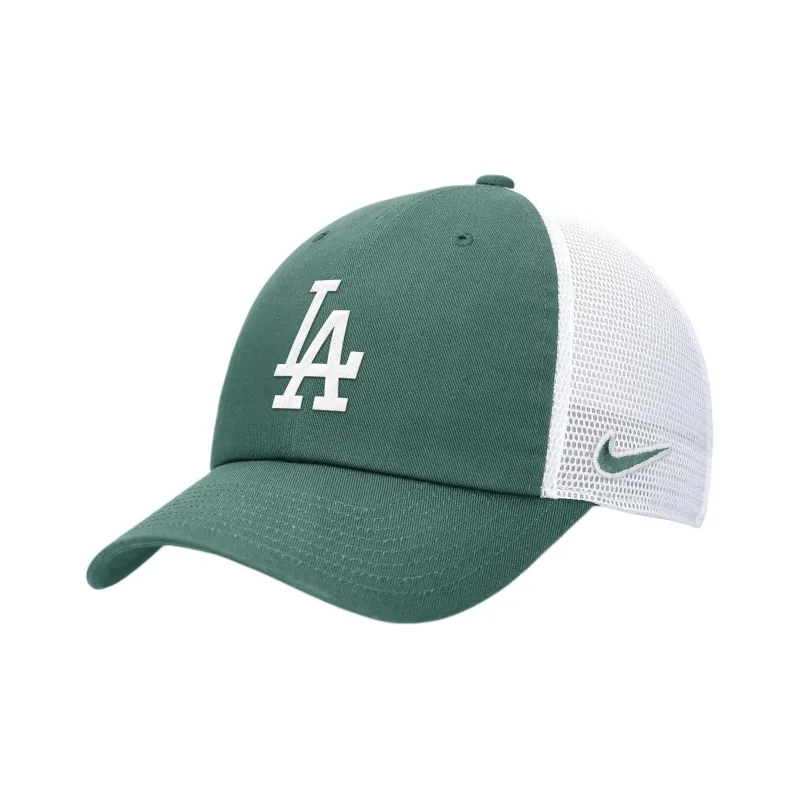 Nike Polyester Cotton Baseball Caps Unisex Dark Green-0