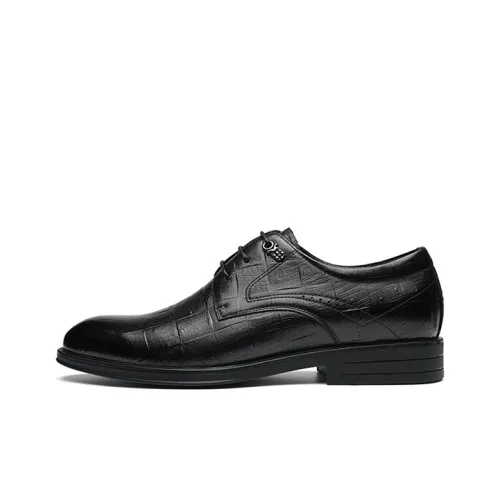 RED DRAGONFLY Dress Shoes Men Low-Top Black