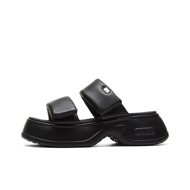 BOREE Quiet Slip-Resistant Odor-Resistant Abrasion-Resistant Quick Dry Antibacterial Massage Slide Slippers Women's-1