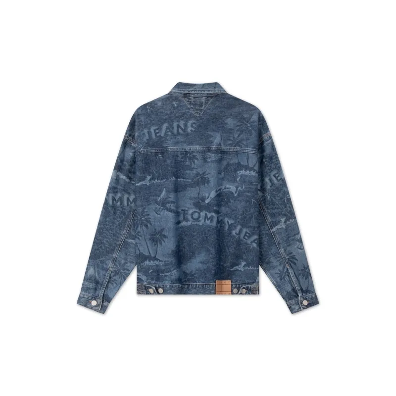 Tommy Hilfiger Denim Jacket Unisex Dark Denim Blue-1