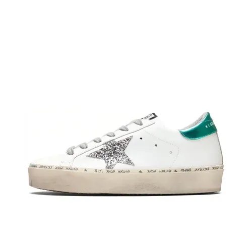 Golden Goose Skateboard Shoes Women's Low-Top White/Green