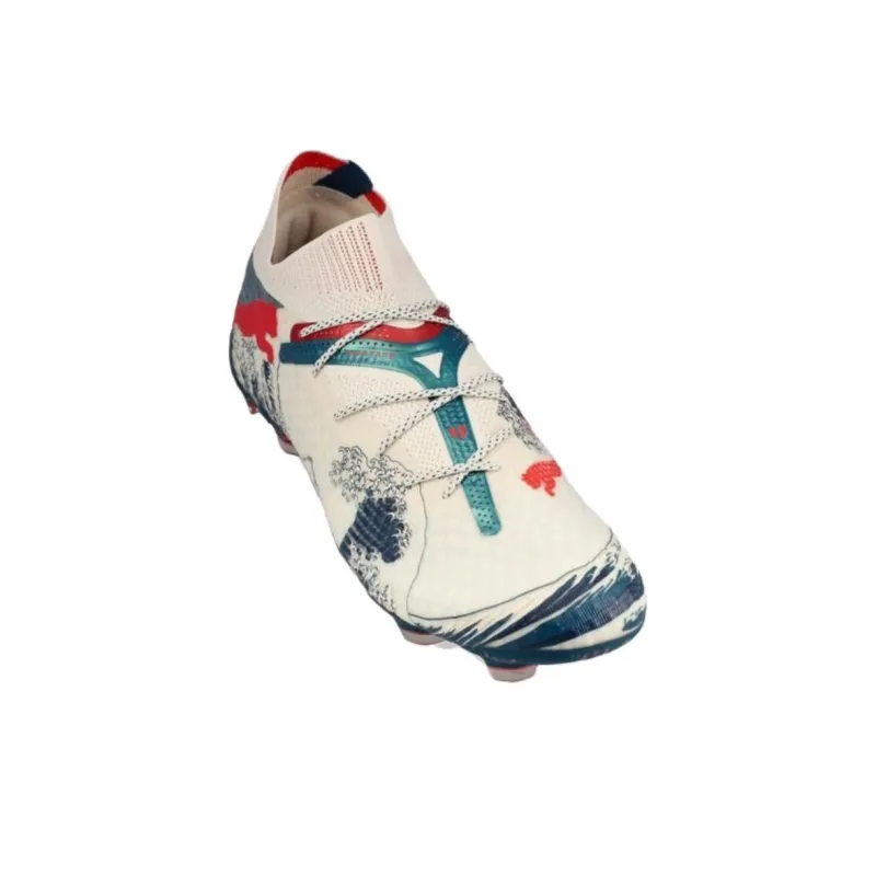 PUMA X Unisport Future 7 Ultimate Fg 'Cream White Blue Red'-2