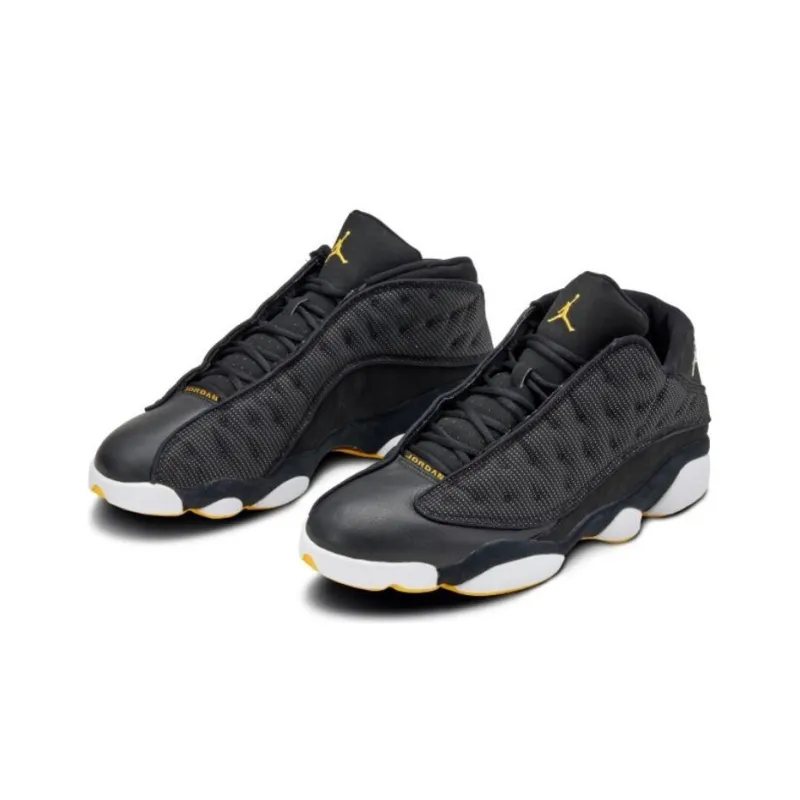 Jordan 13 Retro Low Black Varsity Maize-2
