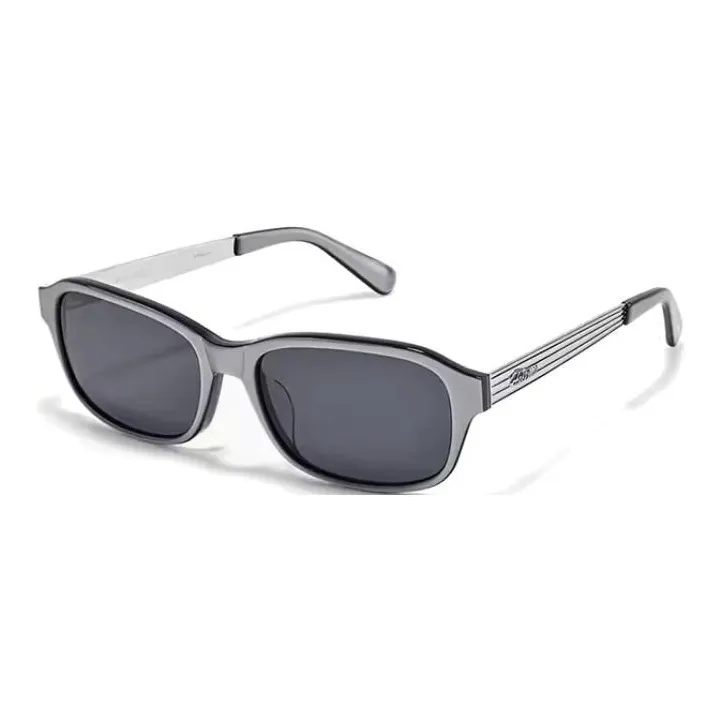 Fakeme Rectangular Sunglasses Women's Silver-0