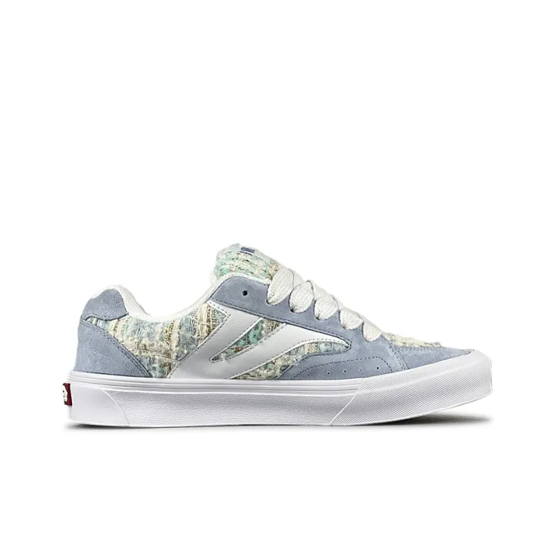 VFDF Wear Resistant Low Top Skateboard Shoes Women's Jumilia Blue-1