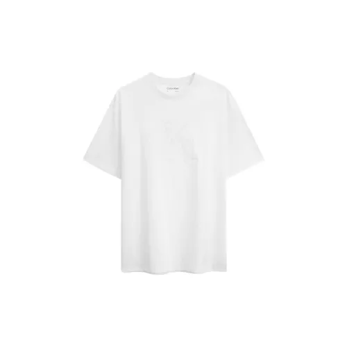 Calvin Klein Simply White Summer Collection T-Shirts Men YAA-Moon White