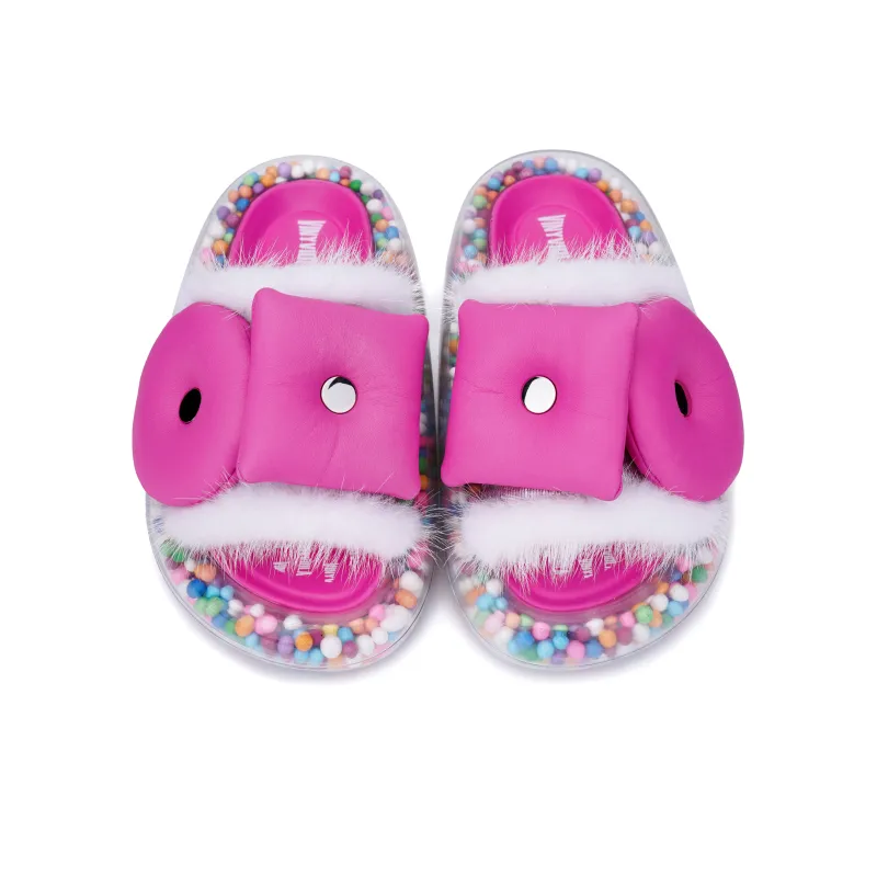 VINYVIOLA Slide Slippers Women's-7