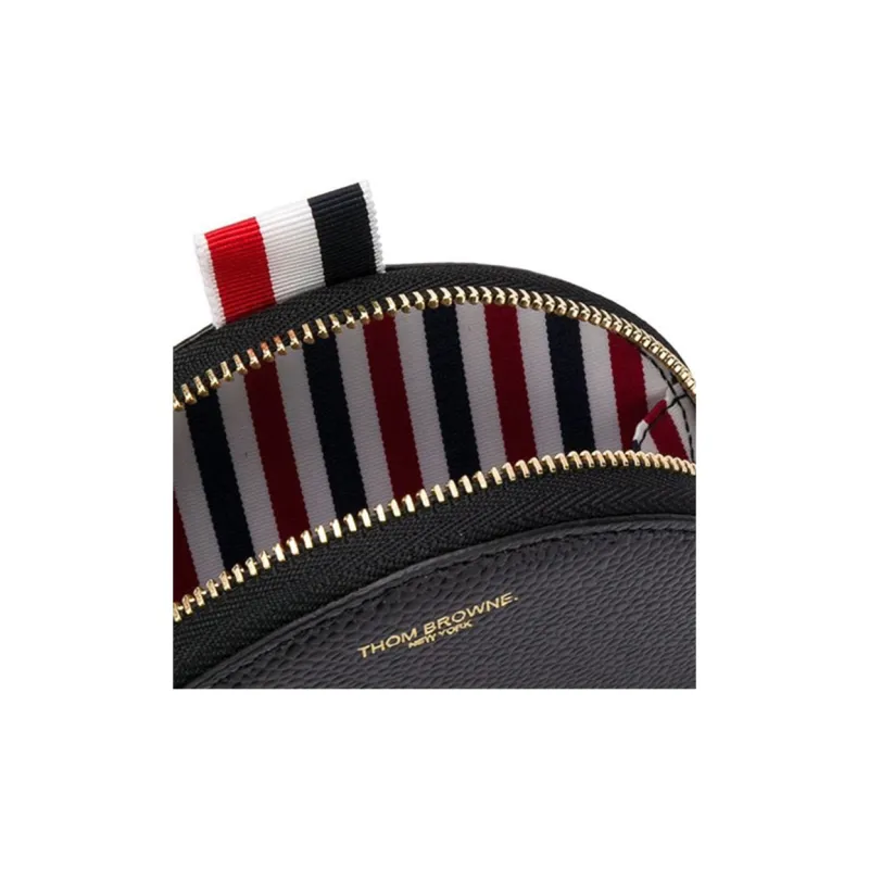 THOM BROWNE· Calfskin Wallet Coin Purse Trumpets Women's Black-5