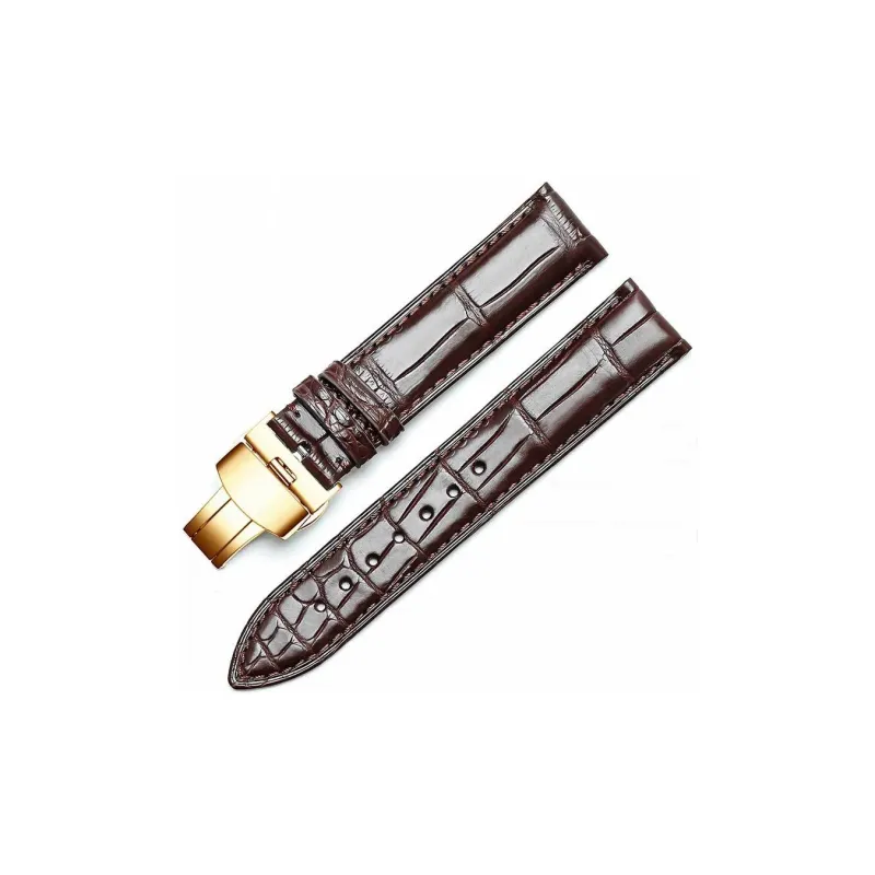 Gangjue Omega Compatibility Watch Band Genuine Leather Material-30