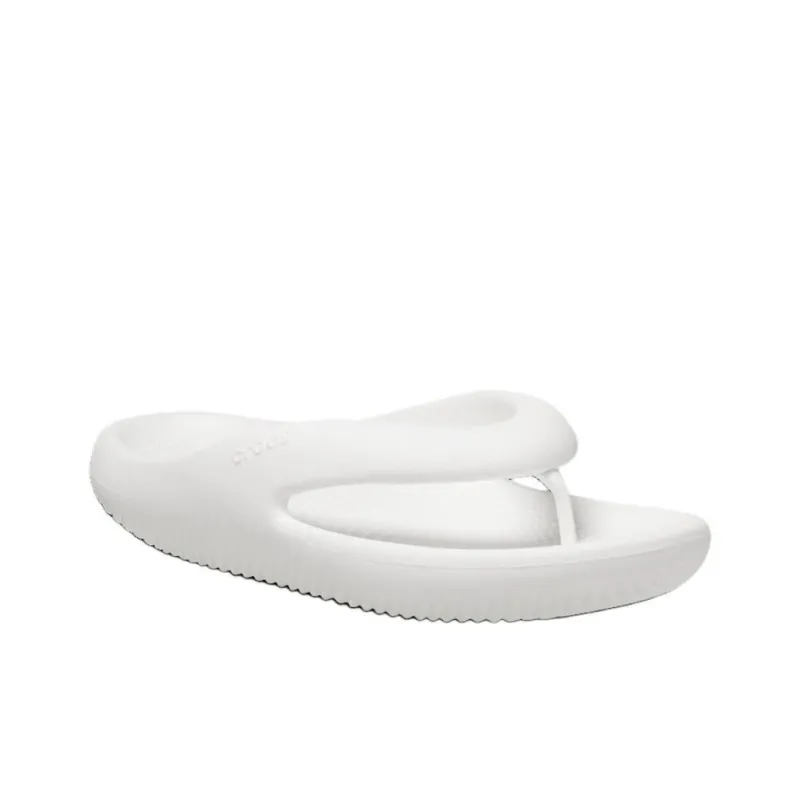 Crocs Abrasion Resistant Flip Flops Unisex White-1