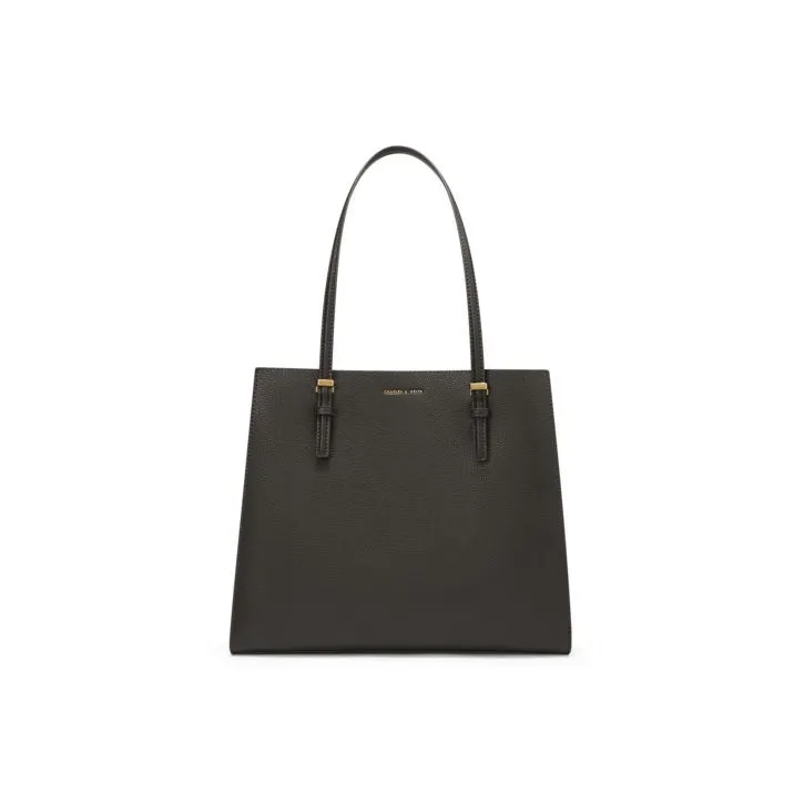CHARLES&KEITH PU Charles & Keith Bag, Tote Bag, Shopping Bag, Shoulder Bag Women's Multicolor-0