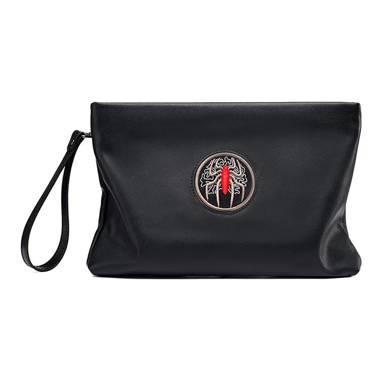 DOSRFINI Cow Leather Clutch Medium Size Men's-1