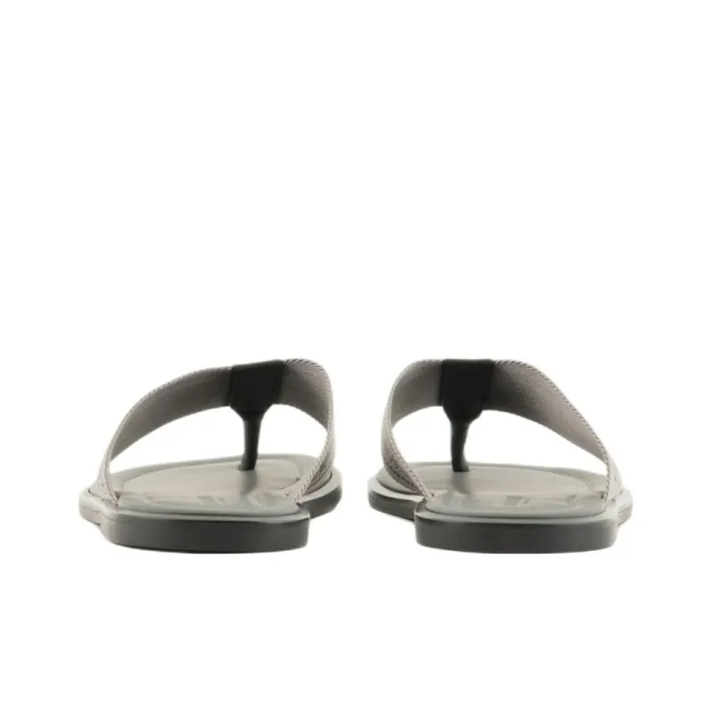 GIORGIO ARMANI Odor-Resistant Flip Flops Men's Black Gray Color-4