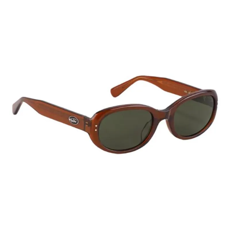 Fakeme Oval Sunglasses Unisex Brown-2