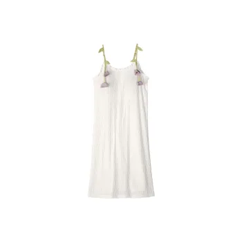 Song Qianya Nightgown Women's White
