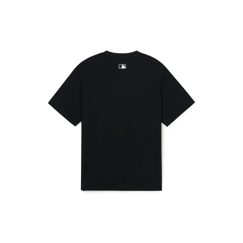 MLB Drop Shoulder Sleeve T Shirt Unisex Black-1