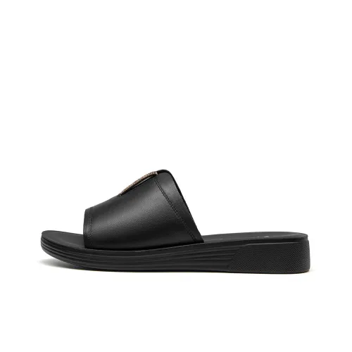 Spider King Slip Resistant Slide Slippers Women's Black