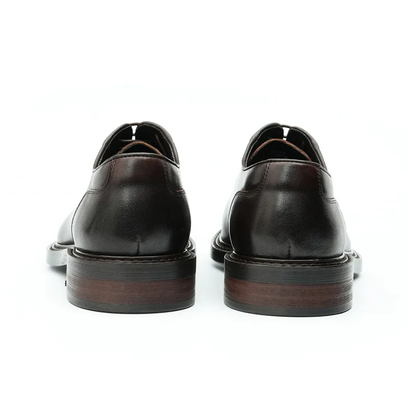 ASTON M.JAZZ Dress Shoes Men Low Top Black/Coffee-13