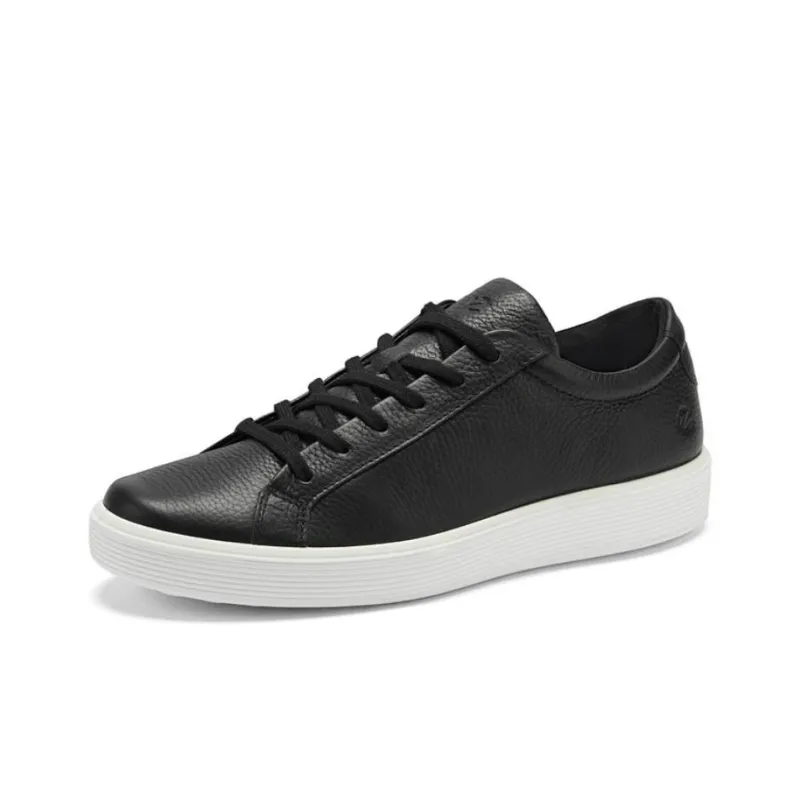 Ecco Soft Cool 60th Anniversary Stylish Skateboarding Shoes Men's Black-0