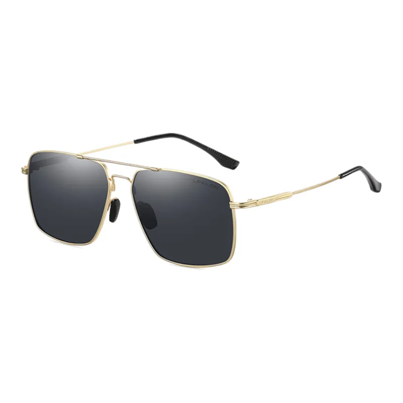 Thunder Pailong Memory Titanium Aviator Sunglasses Men's-2
