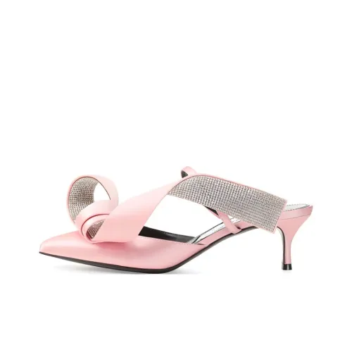 SERGIO ROSSI Marquise Embellished Pointed Toe Pumps