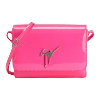 Giuseppe Zanotti/GZ Patent Leather Crossbody Bag Shoulder Bag Women's Neon Pink