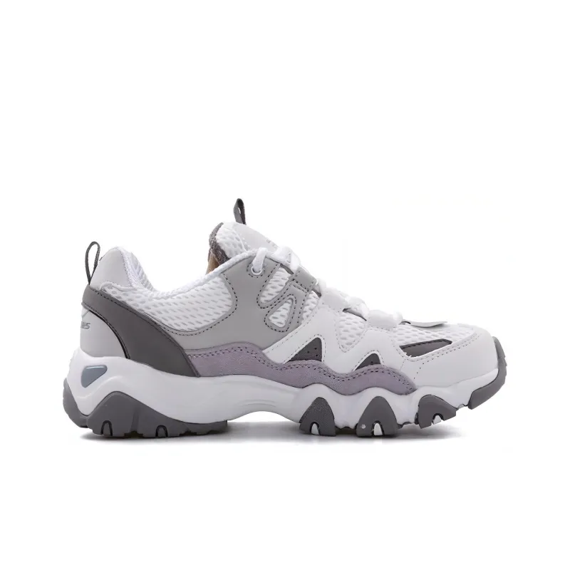 Skechers D'lites 2.0 Grey/White Women's-1