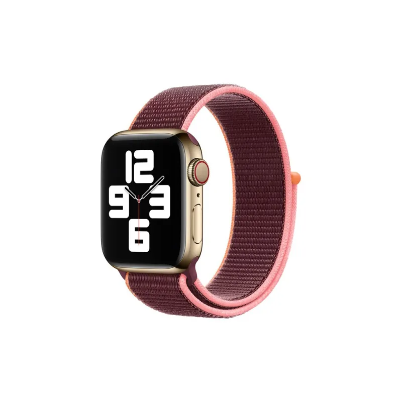 LeYu Apple Compatibility Watch Band Loopback Nylon Material-48