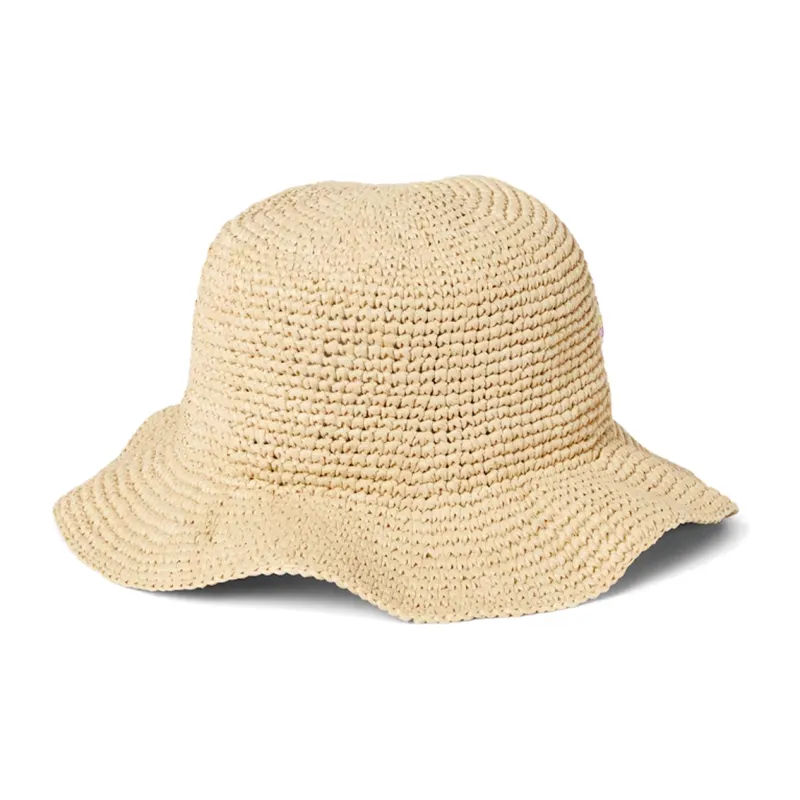 GUCCI Logo-patch Raffia Hat-2