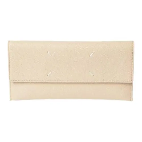 Maison Margiela Leather Wallet Women's Light Umber