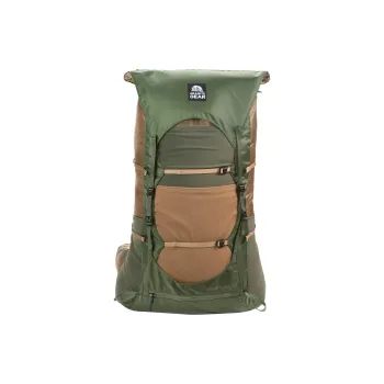 Granite Gear Nylon Outdoor Hiking Bag Backpack Unisex Wave Pattern Pine Wood Green